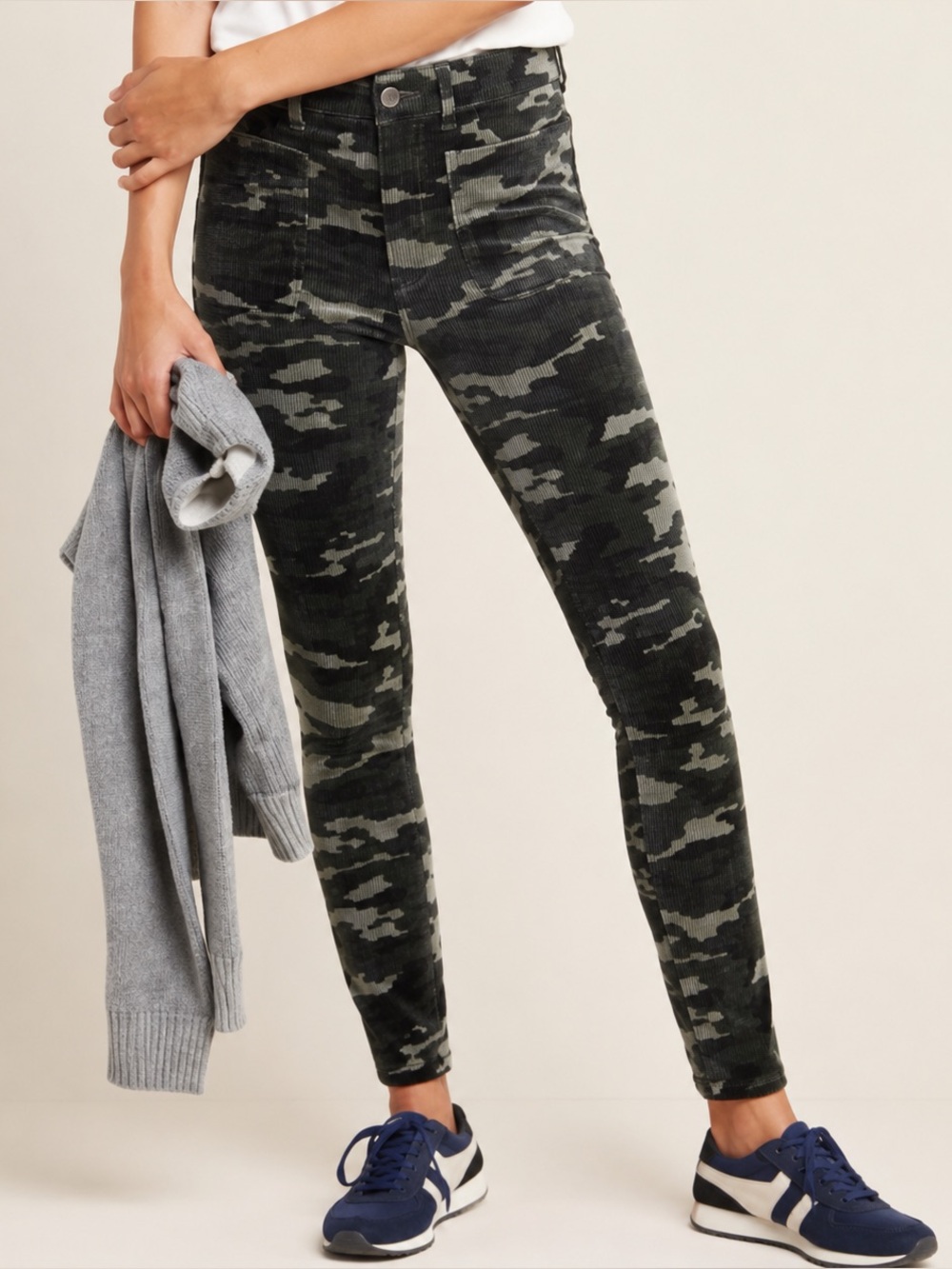 Pilcro And The Letterpress Anthropologie High Rise Skinny Corduroy Pants